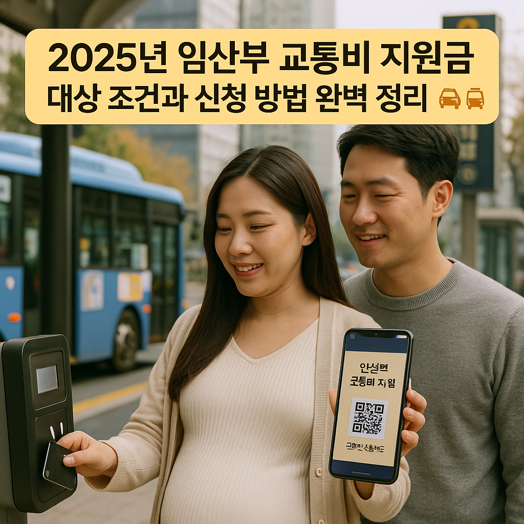 2025년 임산부 교통비 지원금 대상 조건과 신청 방법 완벽 정리