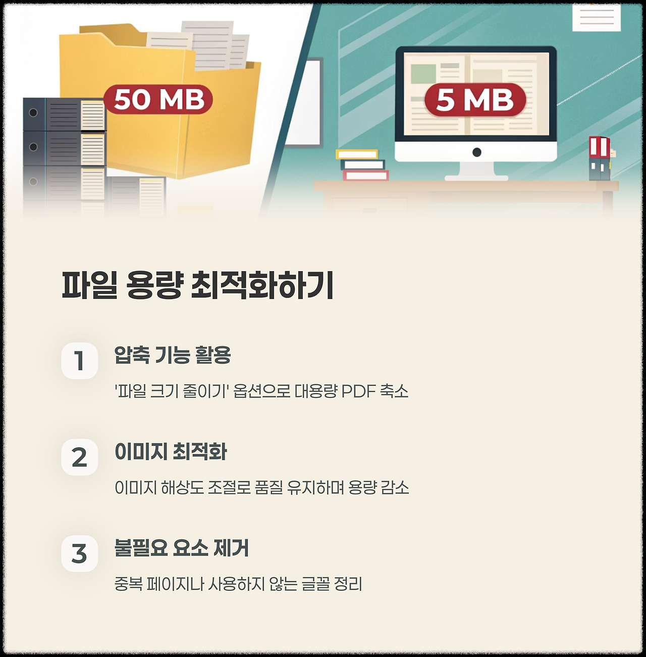 pdf파일 합치기 안내