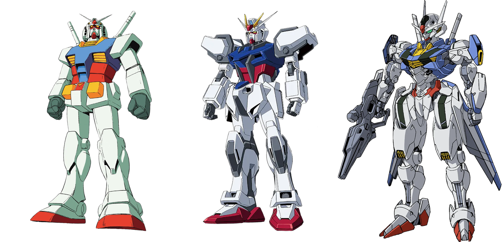 건담 입문자용 대표 건담 소개(퍼스트건담, 스트라이크건담, 건담 에어리얼)