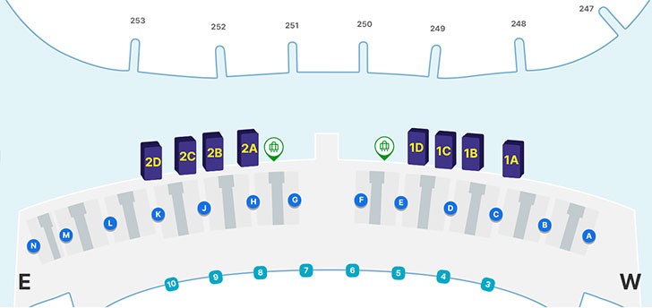 - 제2 터미널 대형 수하물 위탁 카운터