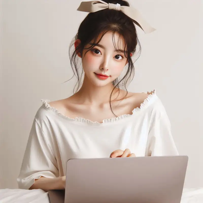 지피티-지브리-무료-유료-생성-시간-비교하는-여성의-모습