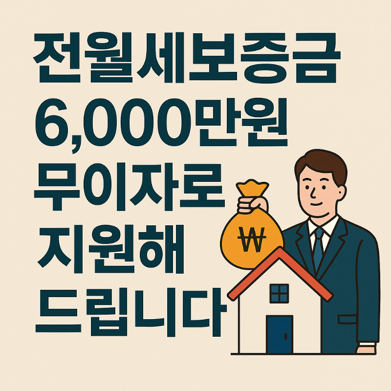 전월세보증금 무이자