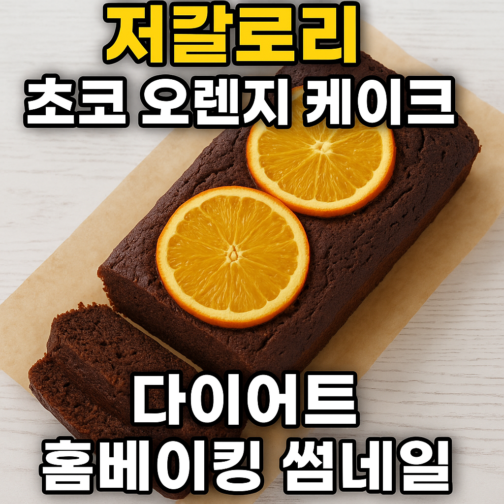 초코 오렌지 케이크