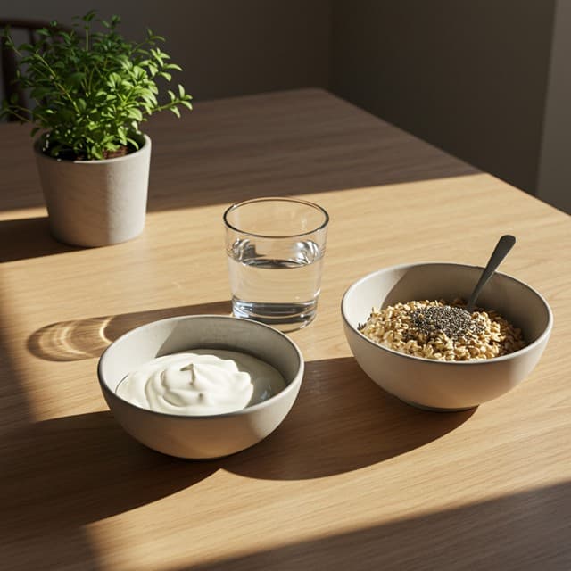 유산균&middot;식이섬유&middot;수분 루틴