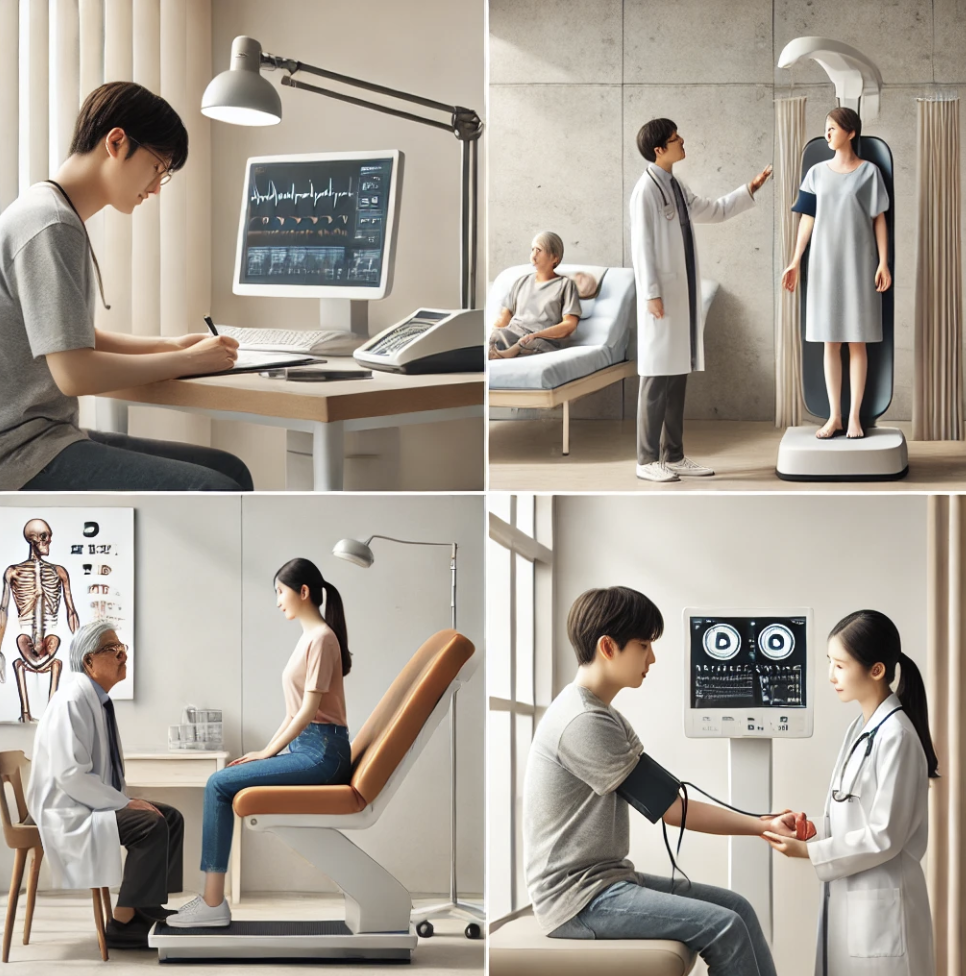 국가 건강검진을 받는 중