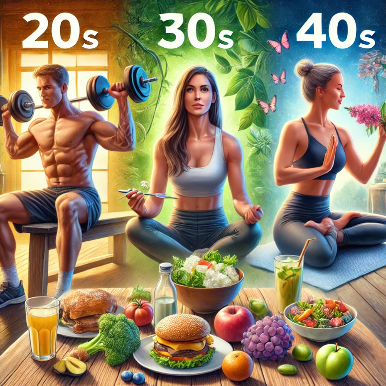 20대부터 40대까지 연령대별 다이어트 방법 및 식단