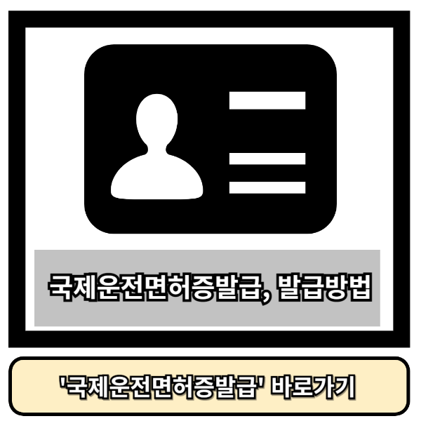국제운전면허증 발급
