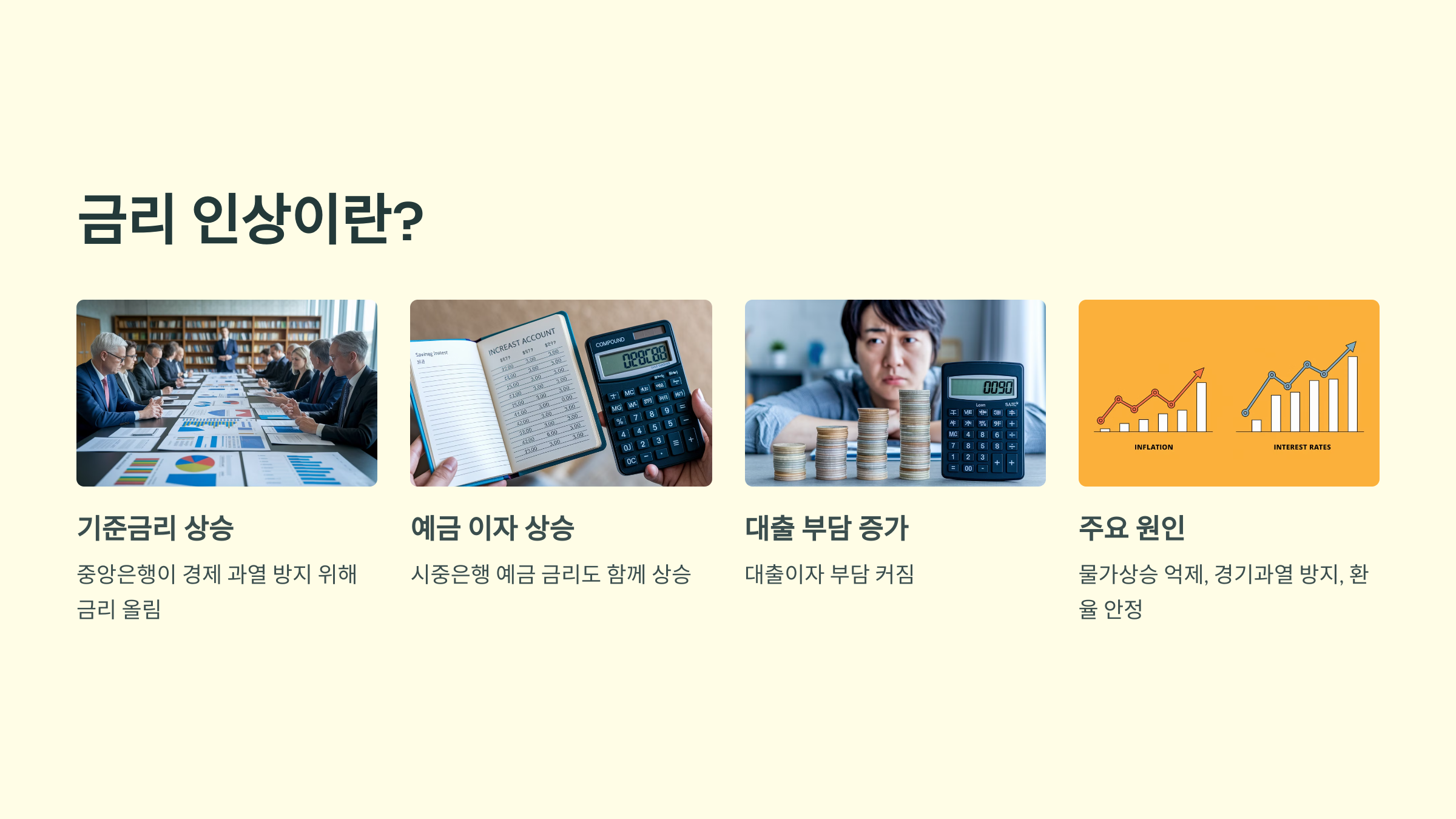금리 인상 관련 사진