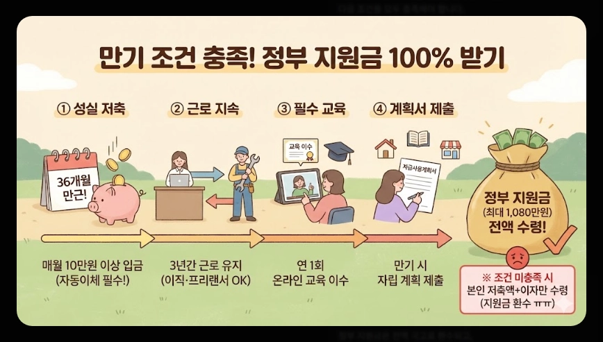 청년내일저축계좌 신청자격,신청방법,지원금액 5분확인