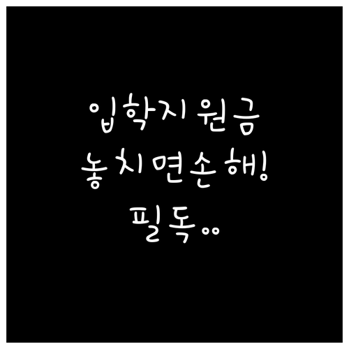 교육청 지자체 입학준비금 지원 제도 ..