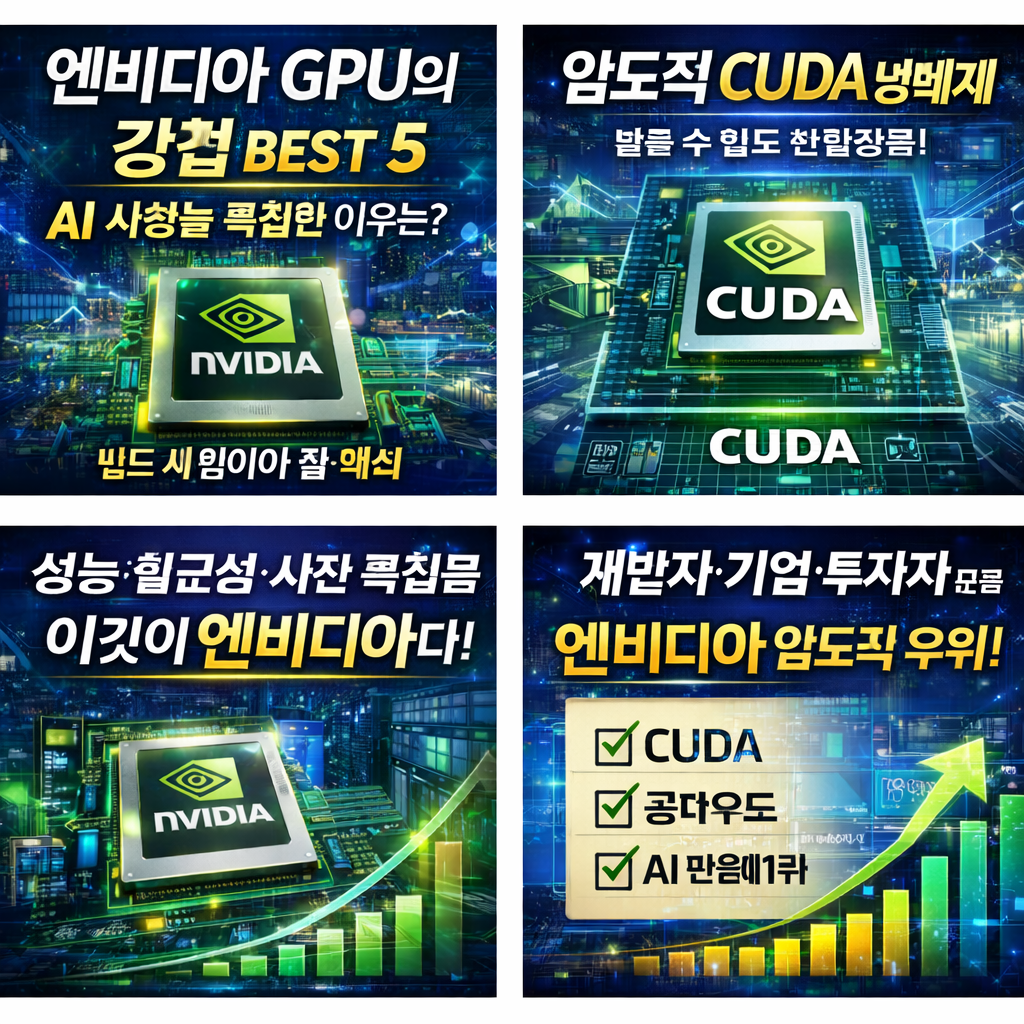 엔비디아 GPU의 강점 BEST 5｜AI 시장을 사실상 독점한 이유는? 반드시 알아야 할 핵심