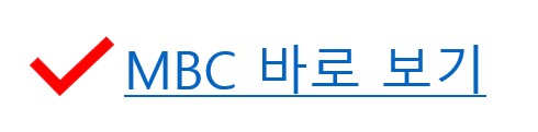 MBC 바로 보기 이미지