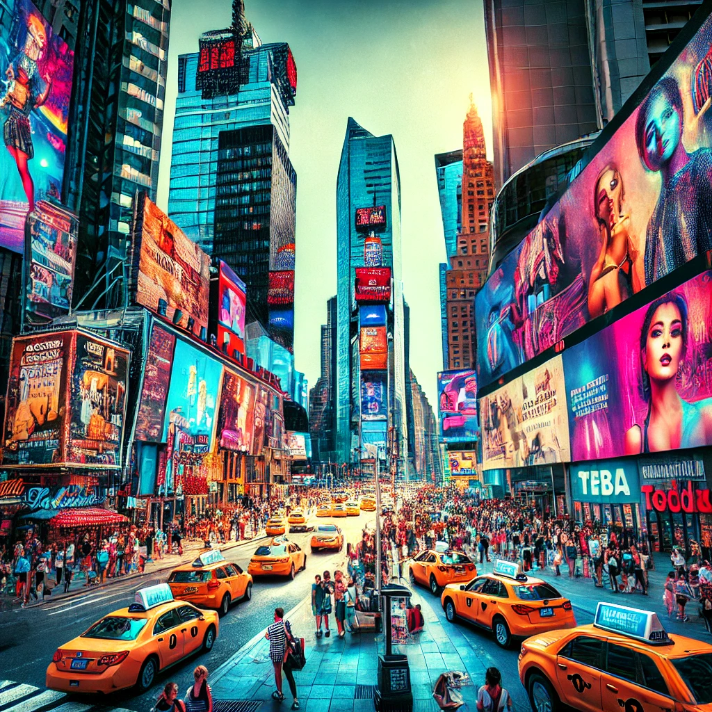 미국 뉴욕 타임스퀘어, 다양한 문화가 공존하는 대표적인 여행지