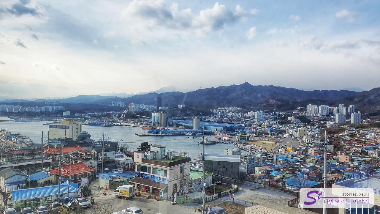 묵호등대에서 바라본 묵호항