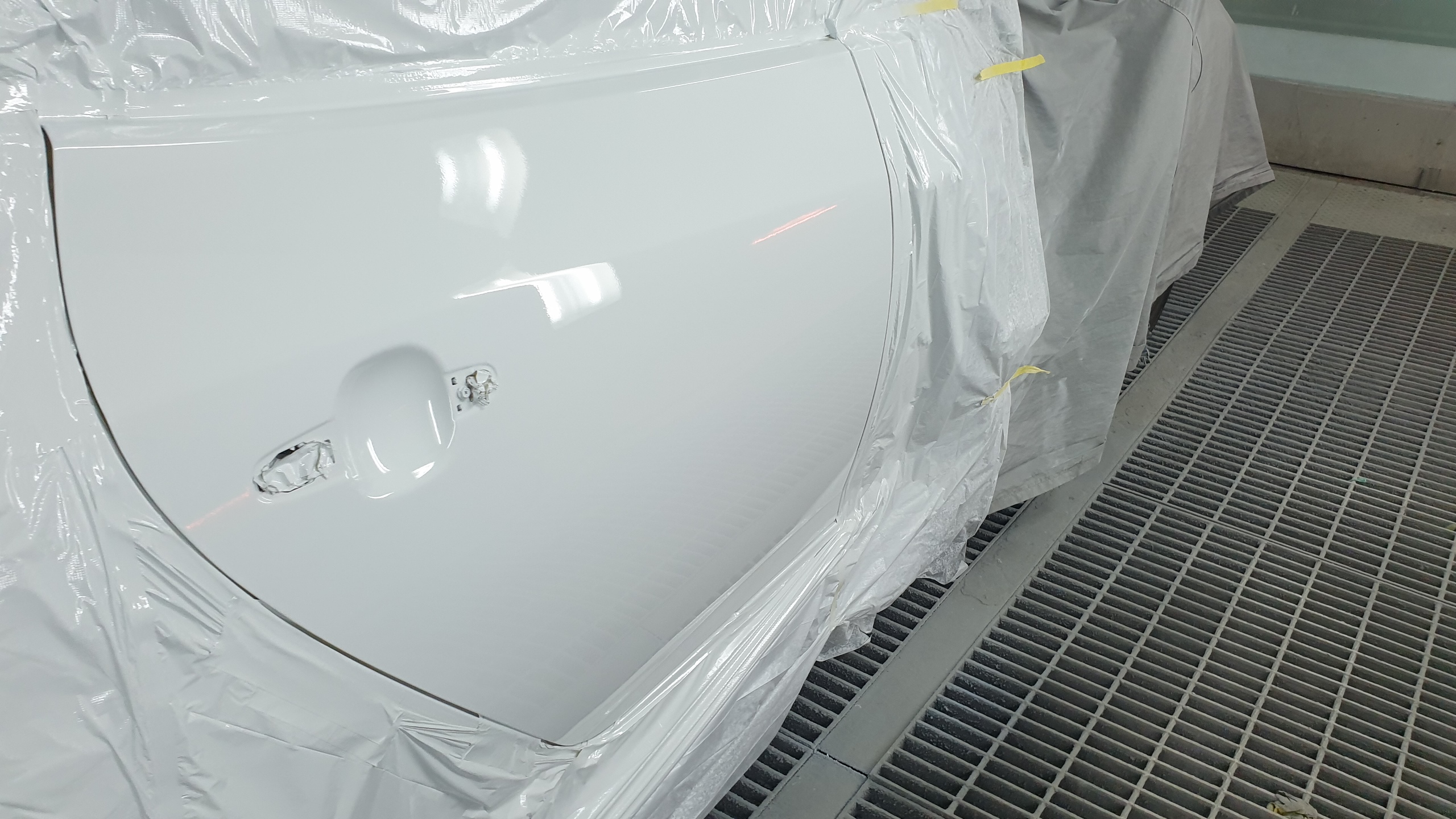 열처리 중 아반떼 판금도색 열처리 중