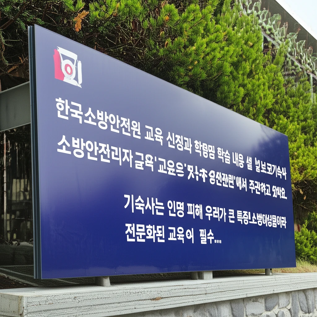 기숙사 소방안전관리자 자격 취득 후 ..