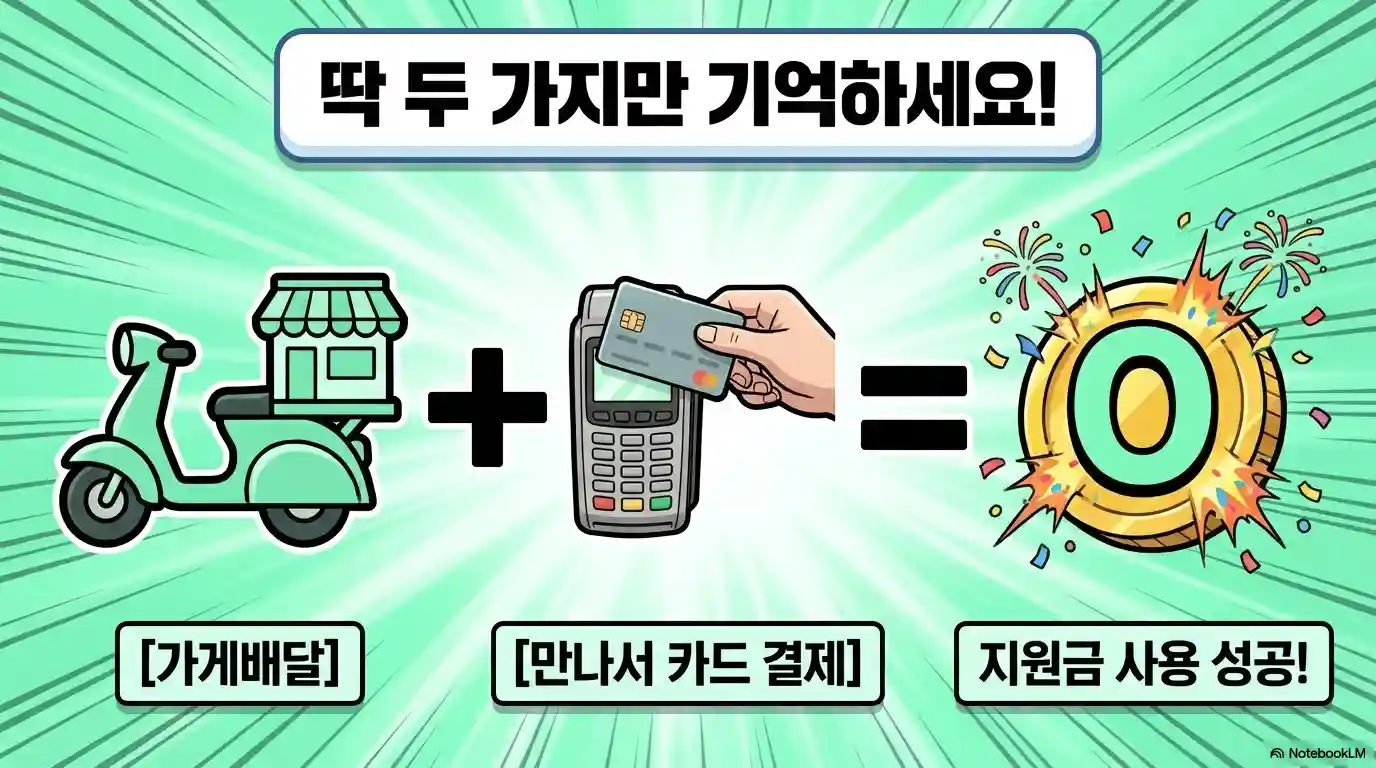 고유가 피해지원금 배달의민족 사용 방법 필수 2가지