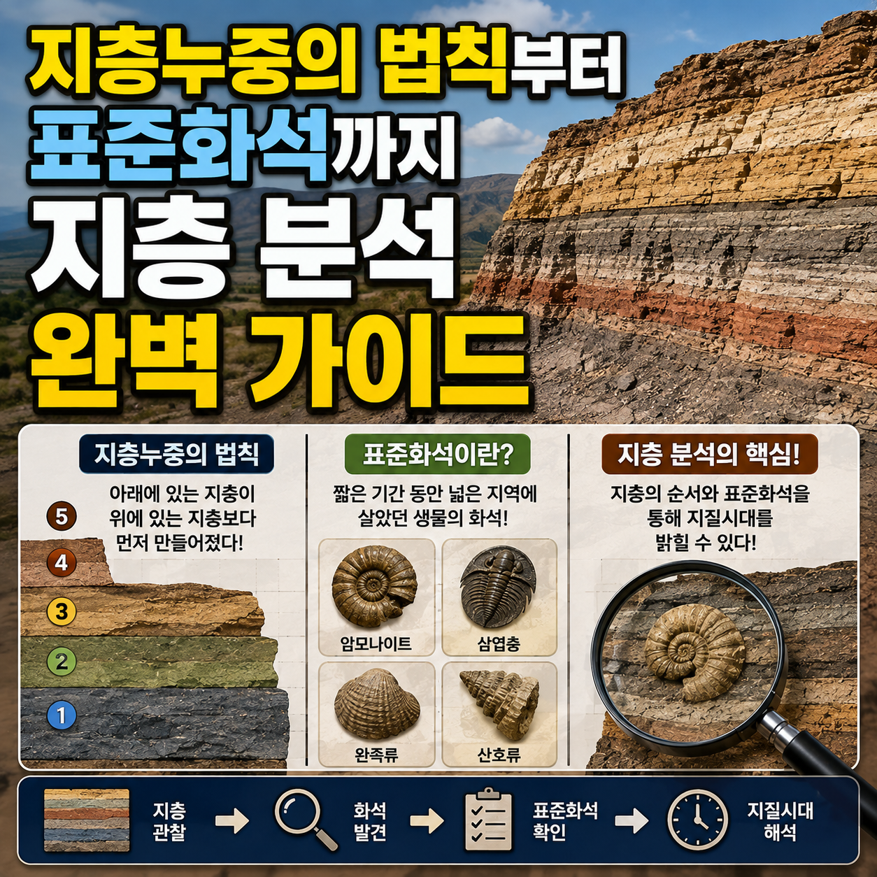 지층 분석
