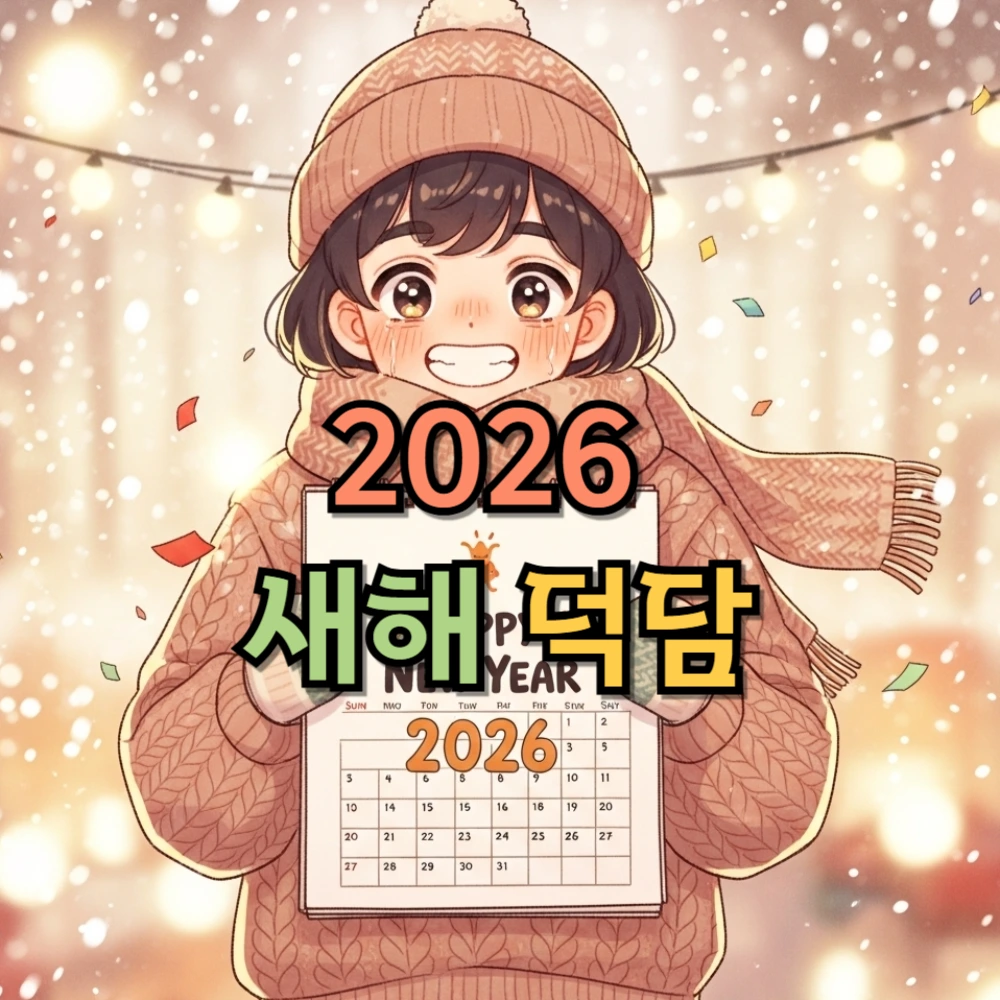 2026년 새해 덕담 💌 마음을 따뜻하게 채워요