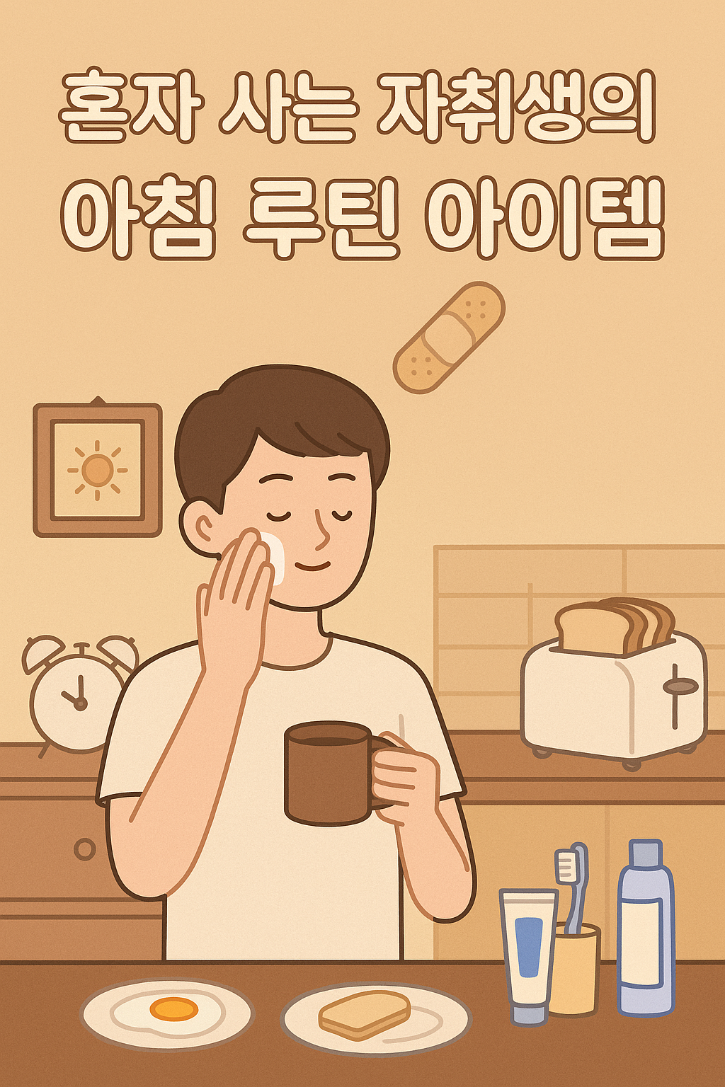 혼자 사는 자취생의 아침 루틴 아이템