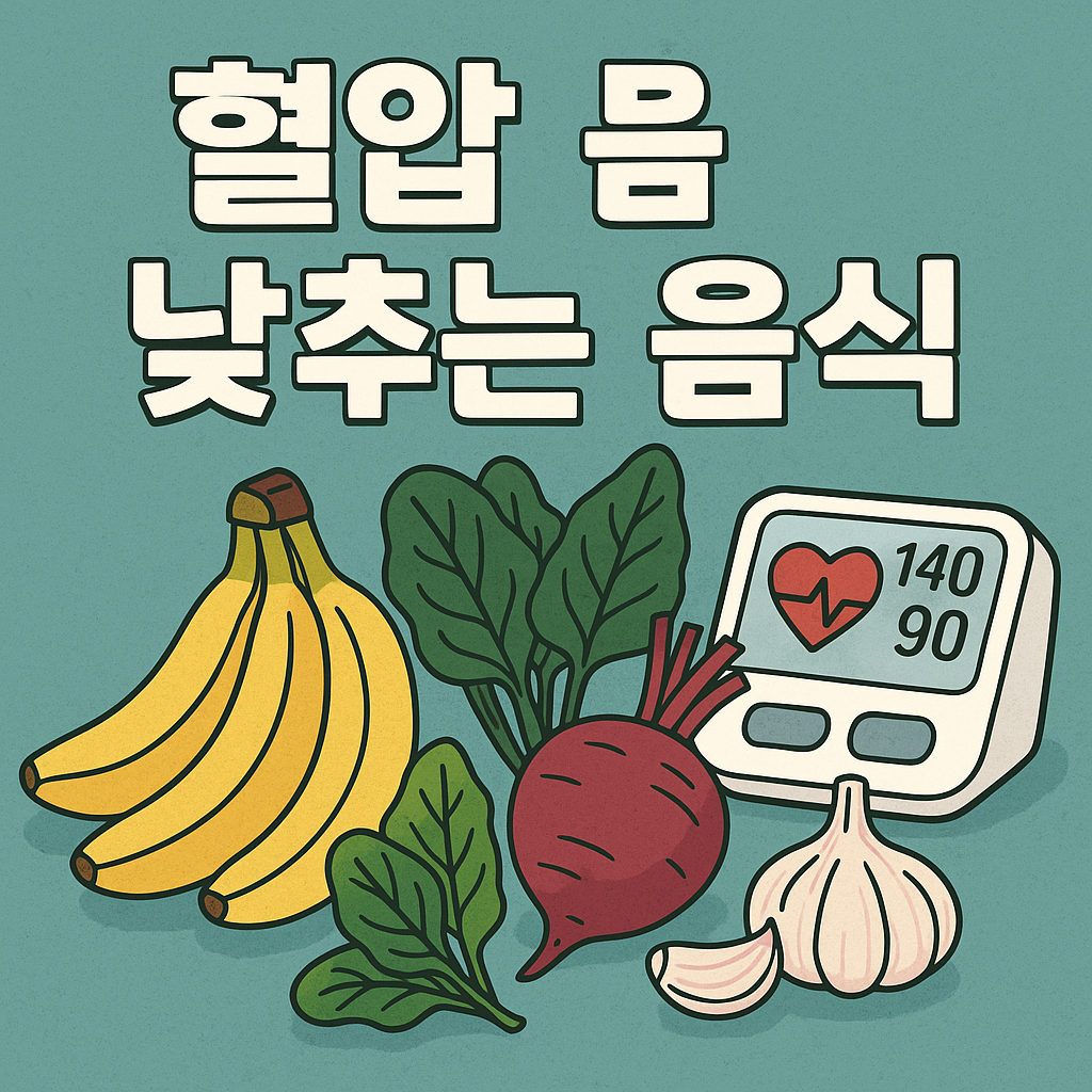 혈압을 낮추는 음식