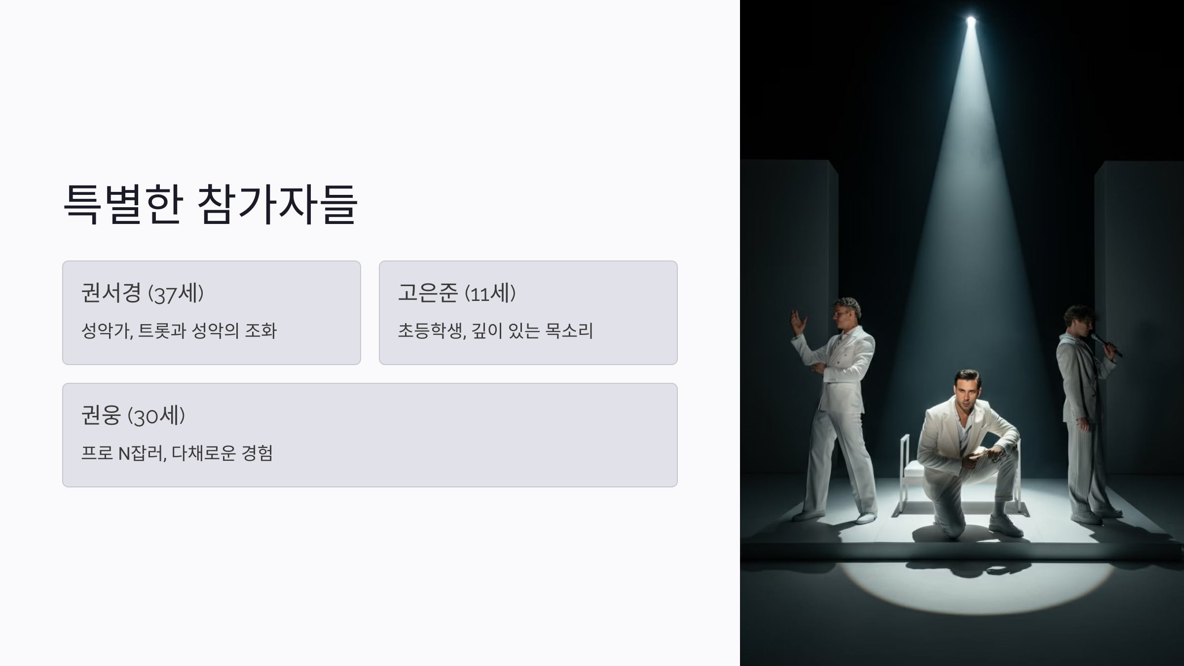 미스터트롯3 참가자
