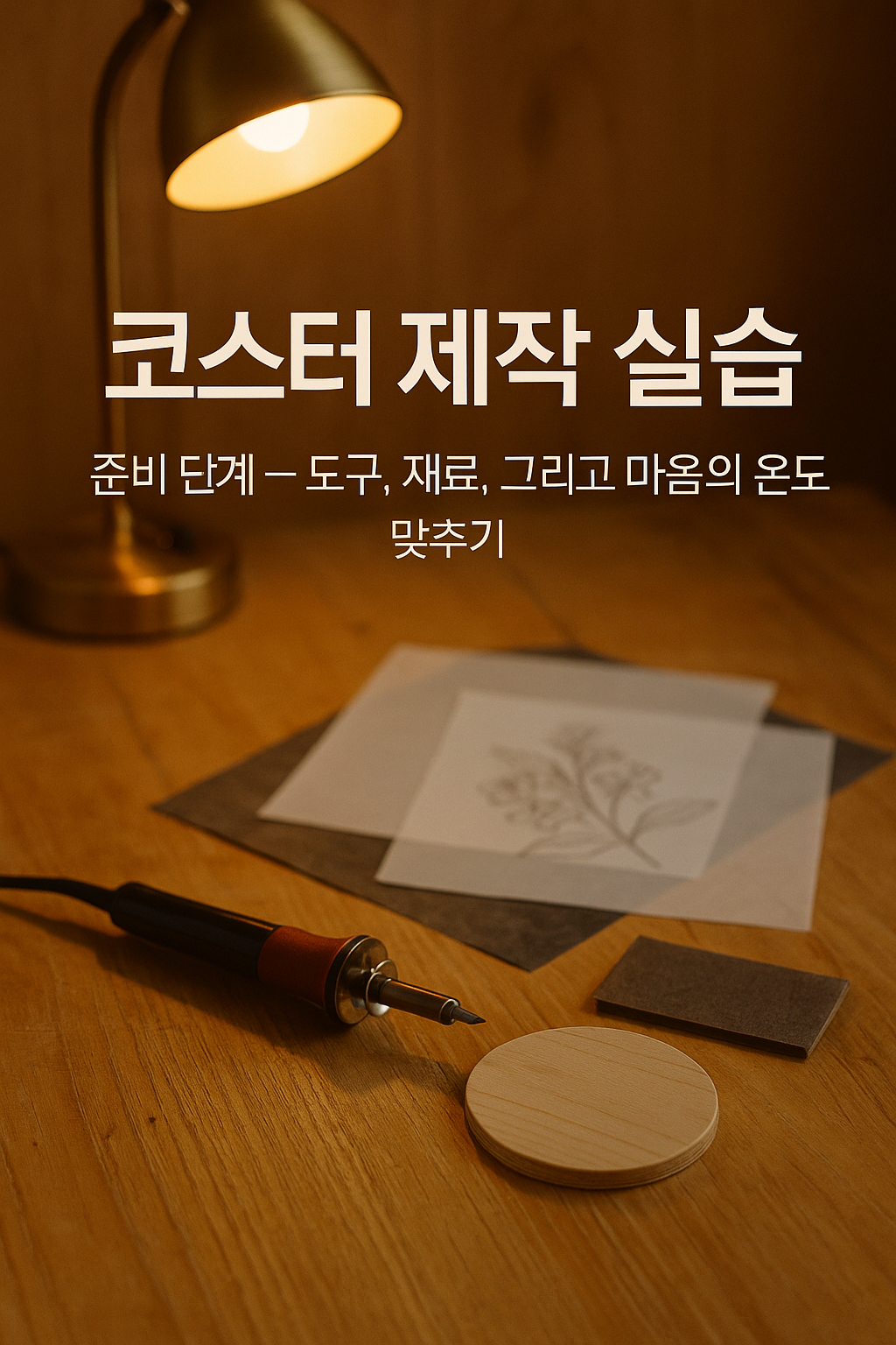 코스터 제작 실습