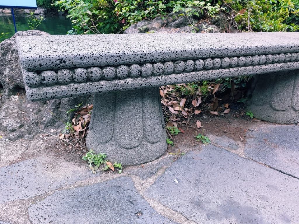 제주도 벤치