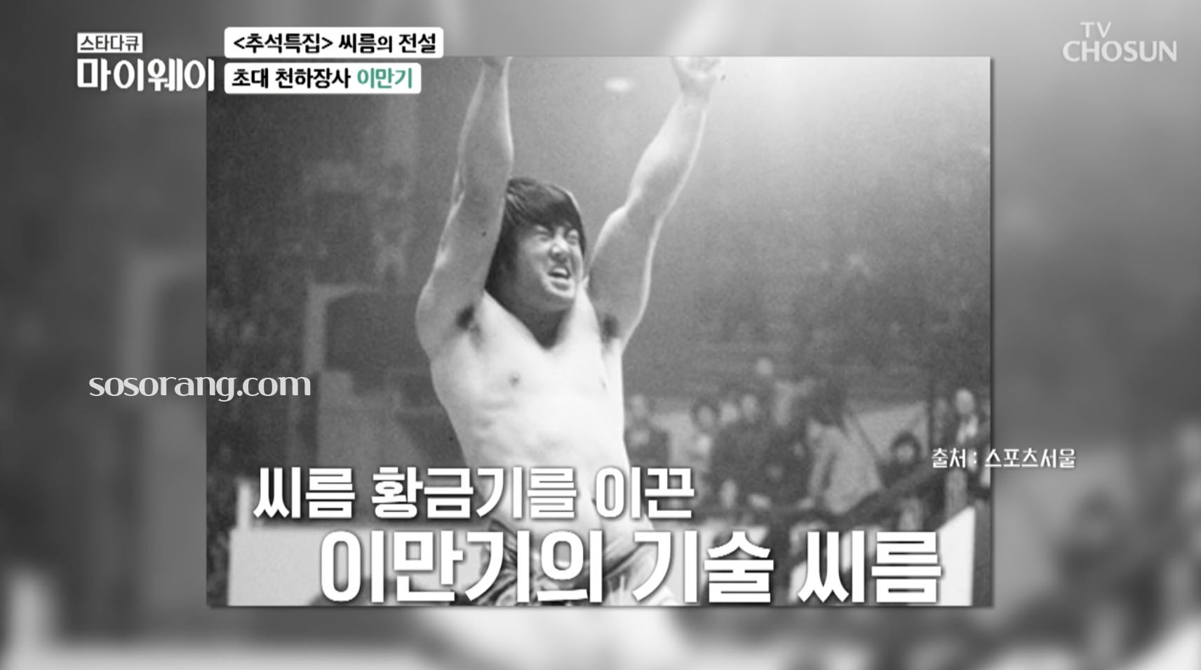 이만기 나이 프로필 씨름 전성기 당시 경기 모습