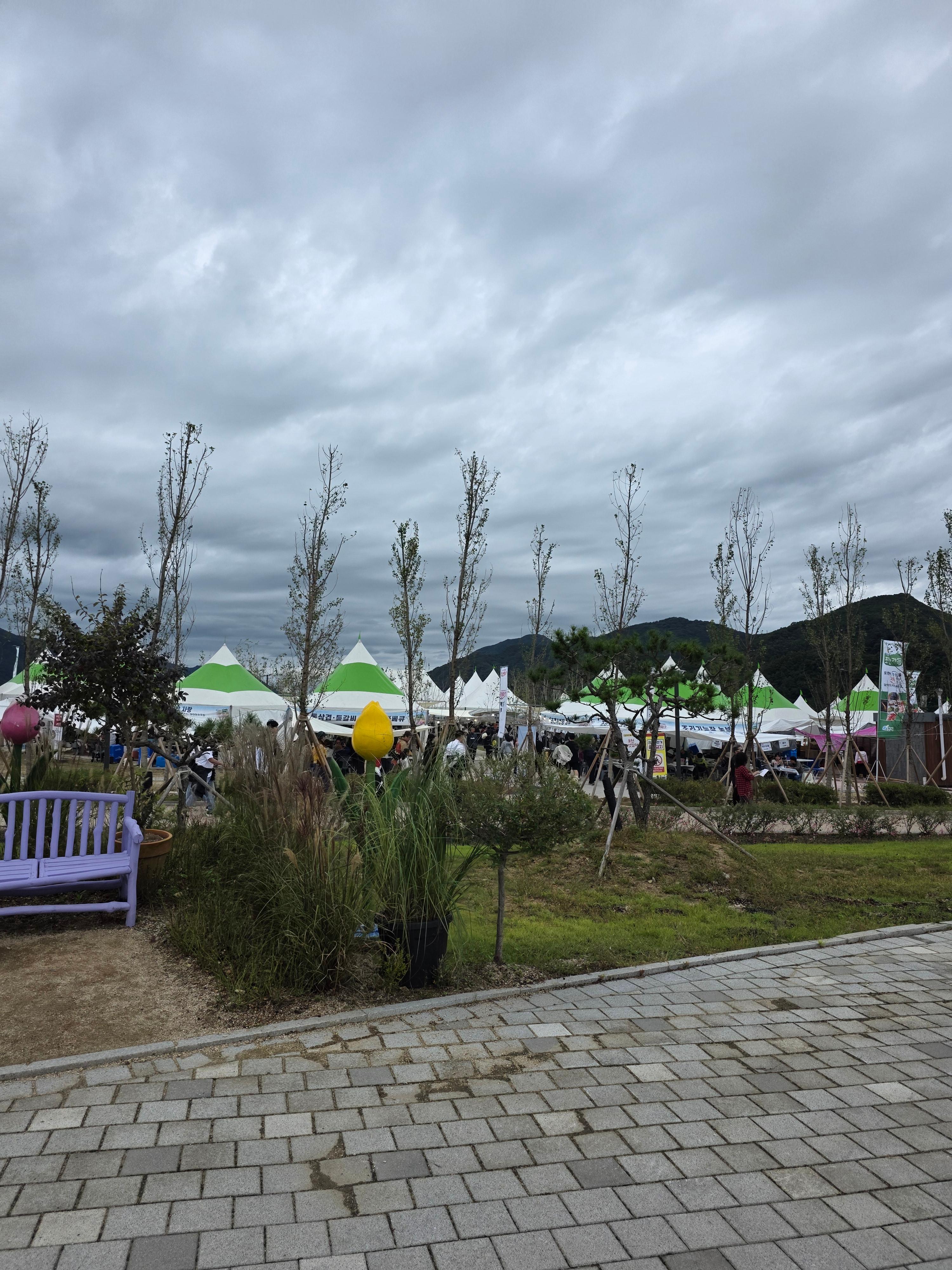 포천 한탕강 가든페스타 입장료 주차 드론 출렁다리 폭포 09