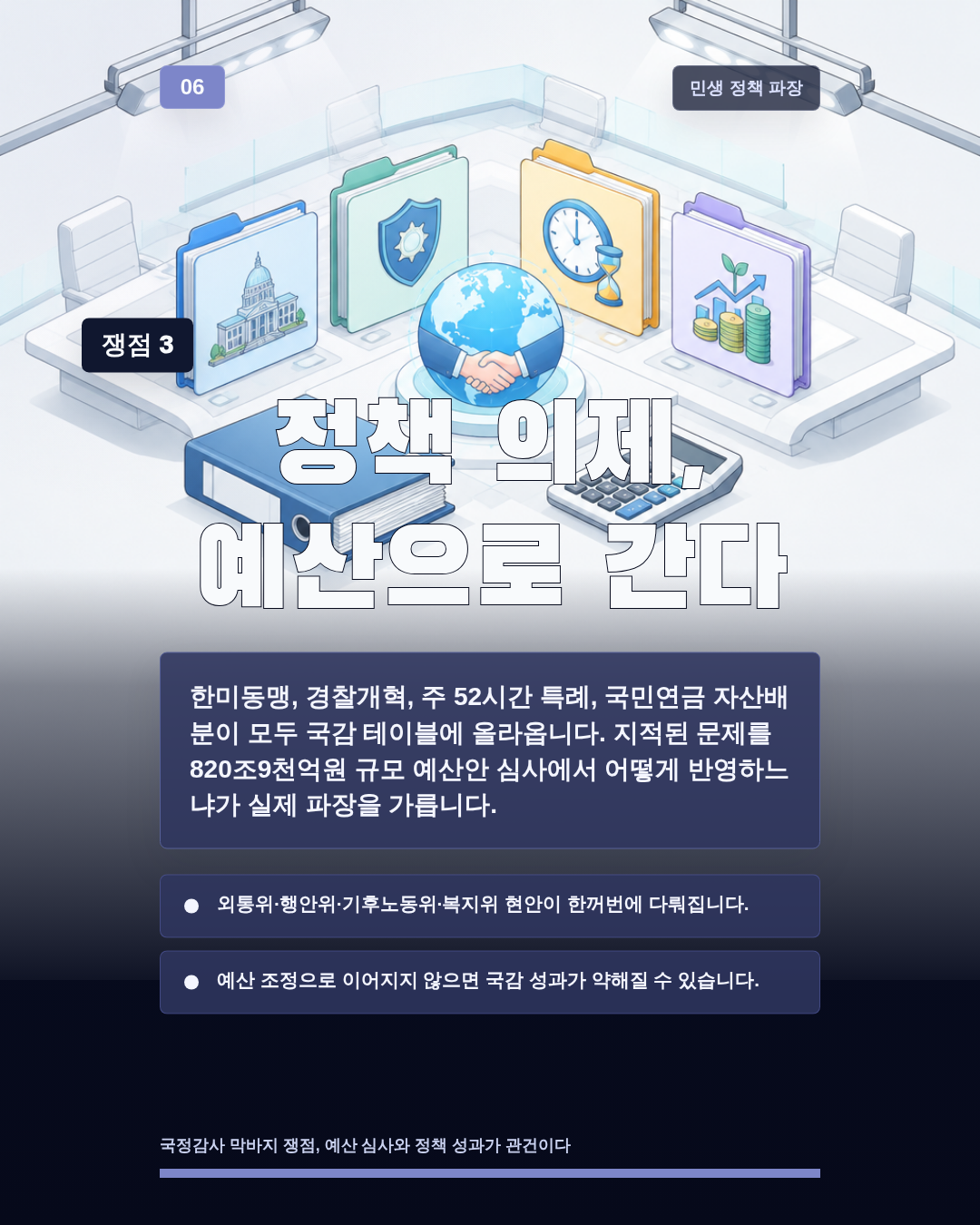 정책 의제, 예산으로 간다