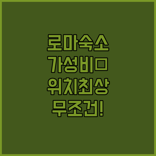 로마 호텔 추천 가성비와 위치 모두 ..