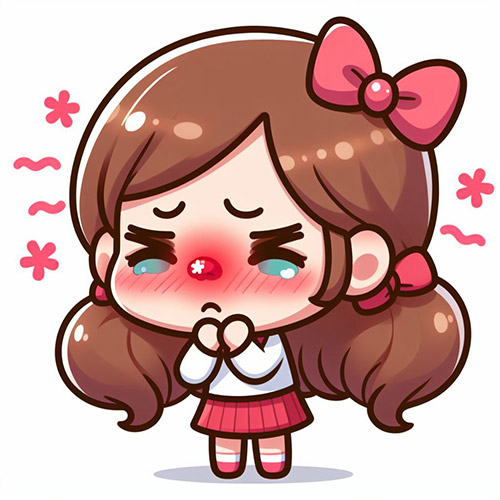 비염치료-코만지지말기