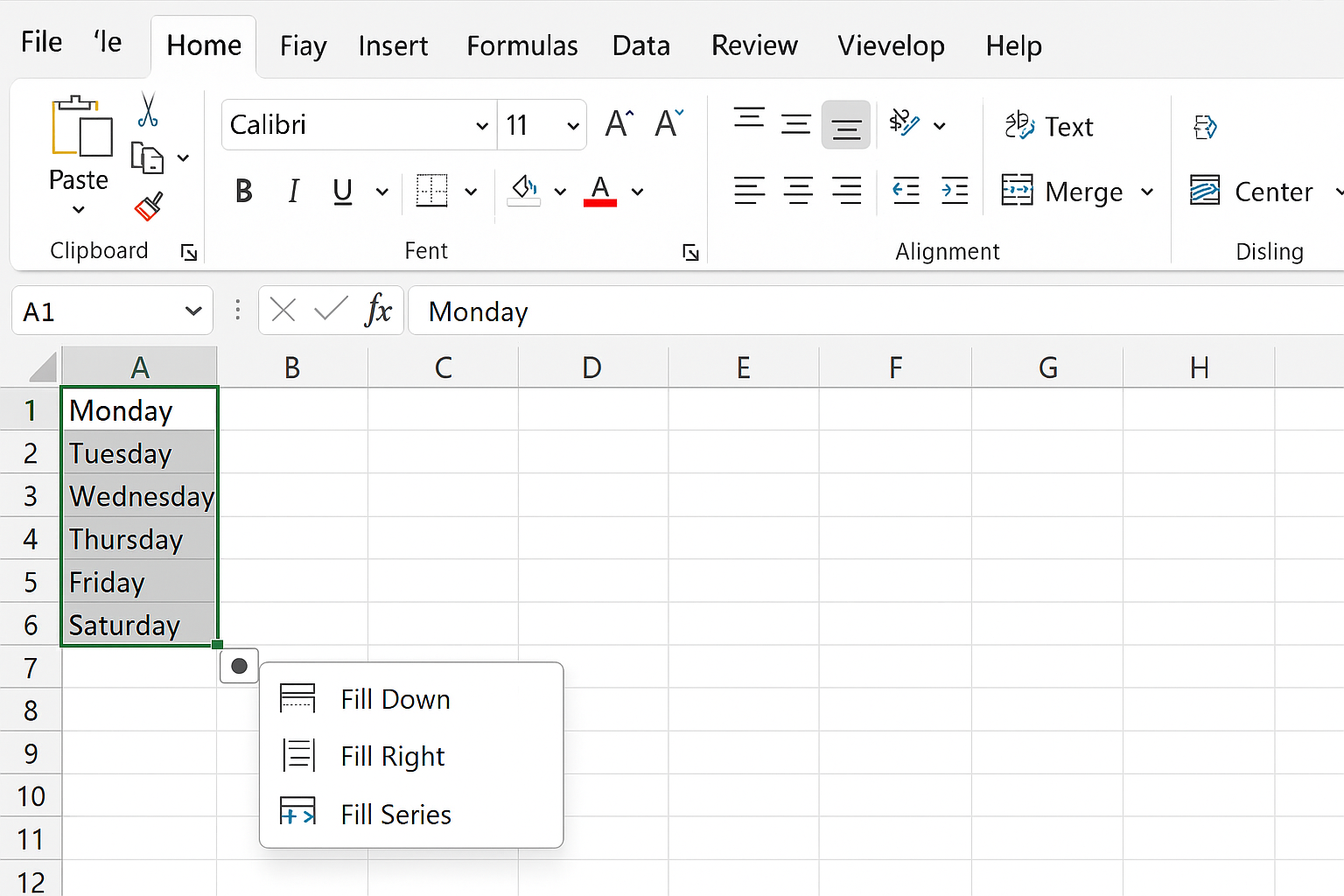 자동 채우기로 반복 작업 줄이기 관련 사진