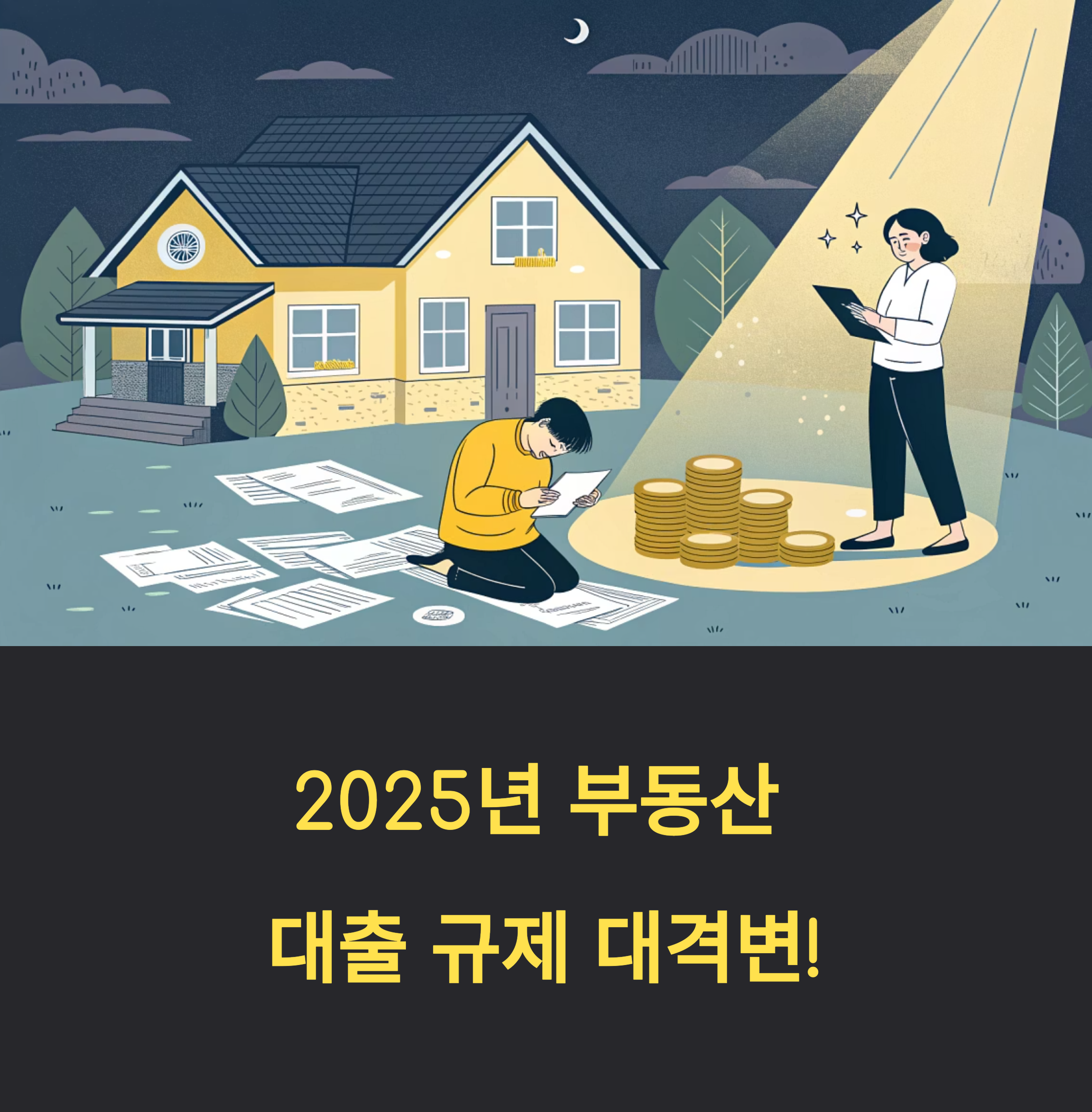 2025년 부동산 대출 규제 대격변! 실수요자도 흔들린다