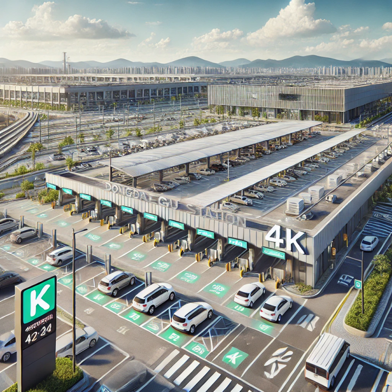 동대구역 주차장 전경