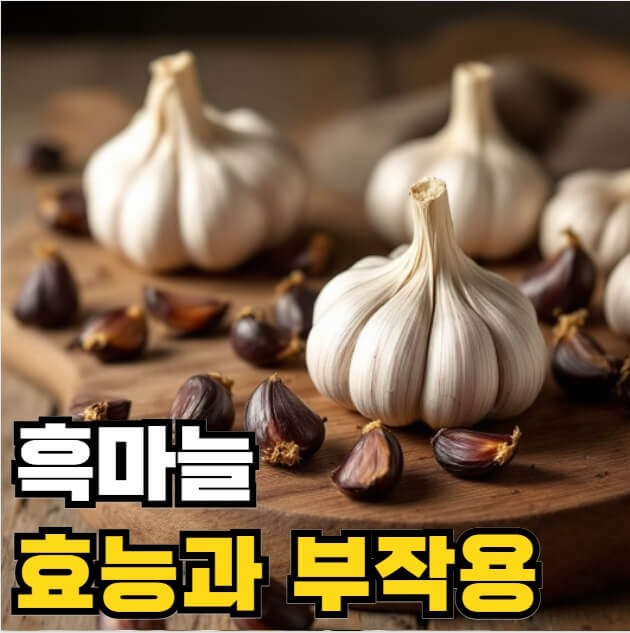 흑마늘 효능과 부작용