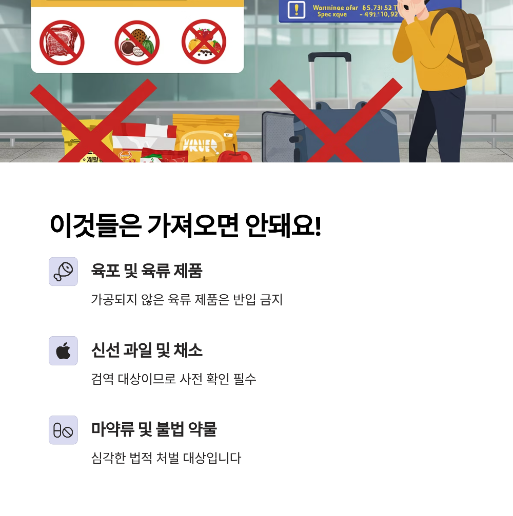 2025년 비짓재팬 웹 세관신고 완벽 가이드 금지품목&middot;반입제한품목 총정리