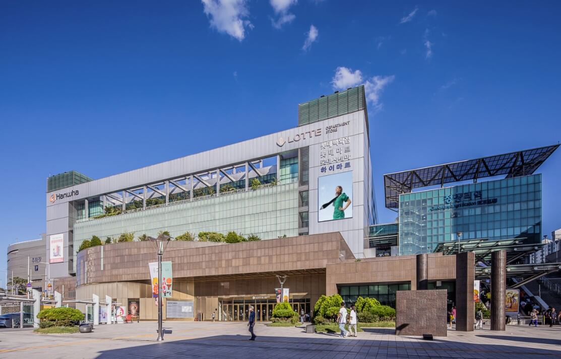 롯데백화점 청량리역