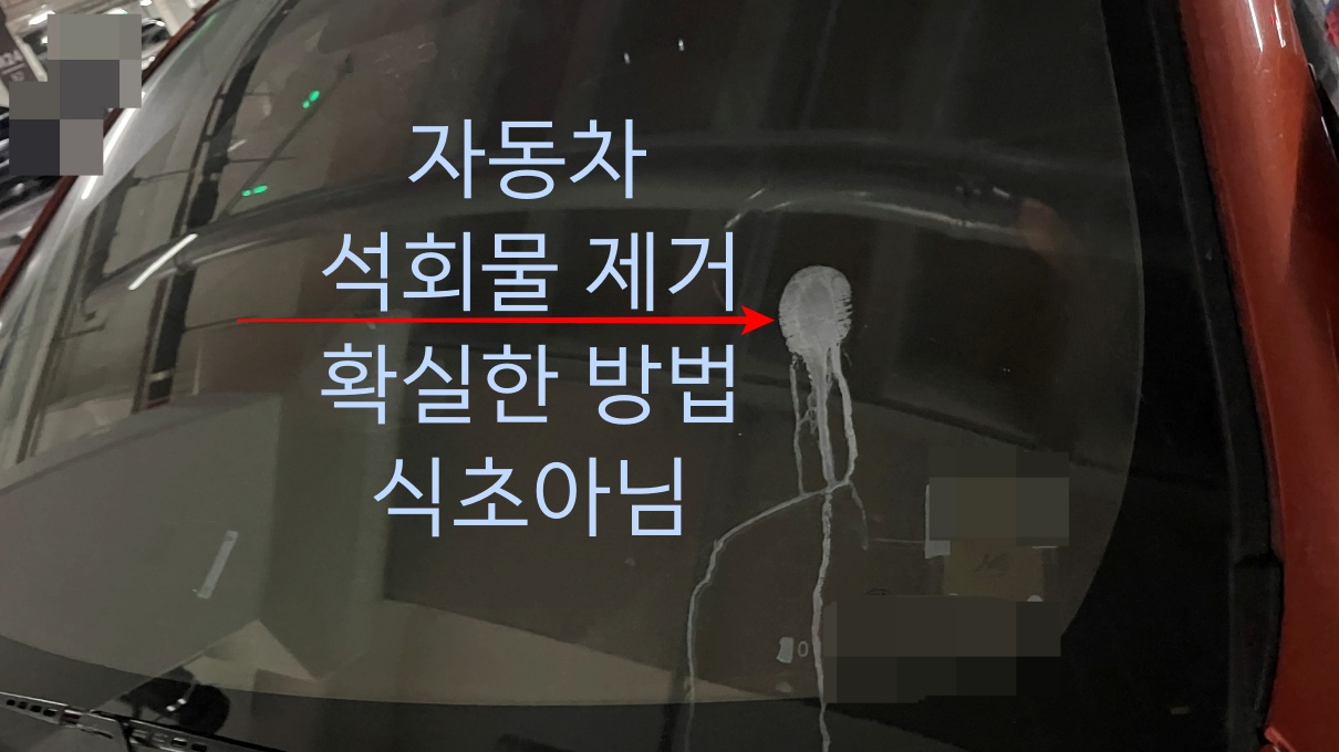 자동차 석회물 제거