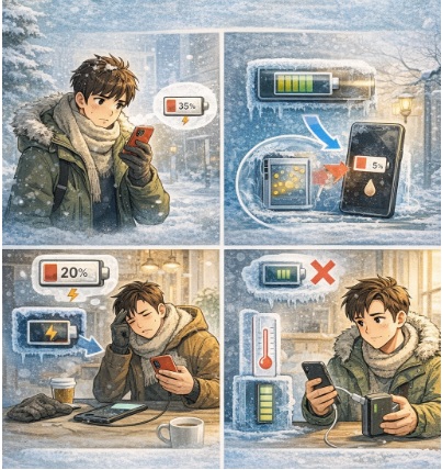 추울 때 왜 배터리가 빨리 닳을까? 온도와 배터리의 관계 알아보기!