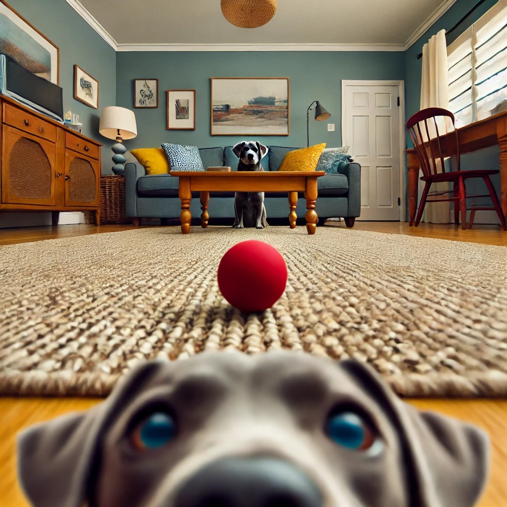 강아지가 바라보는 세상