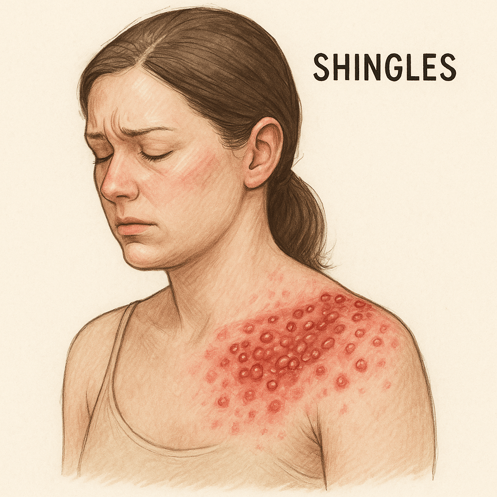 대상포진 증상 - 사진