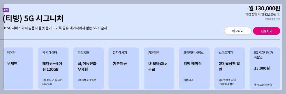 티빙 유플러스