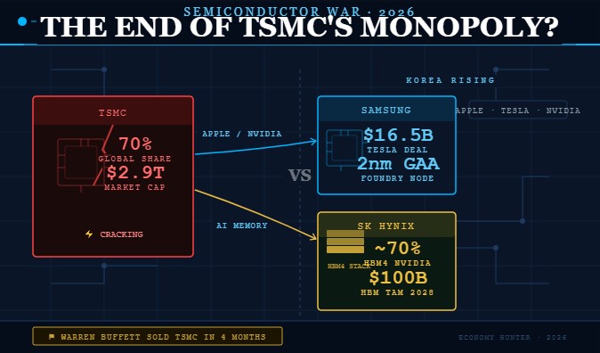 TSMC, Samsung, SK hynix