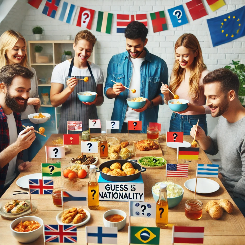 요리로 국적 맞히기 게임