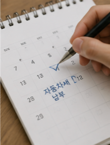 자동차세 납부기간