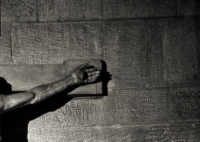 십자가에 달린 예수님 모습