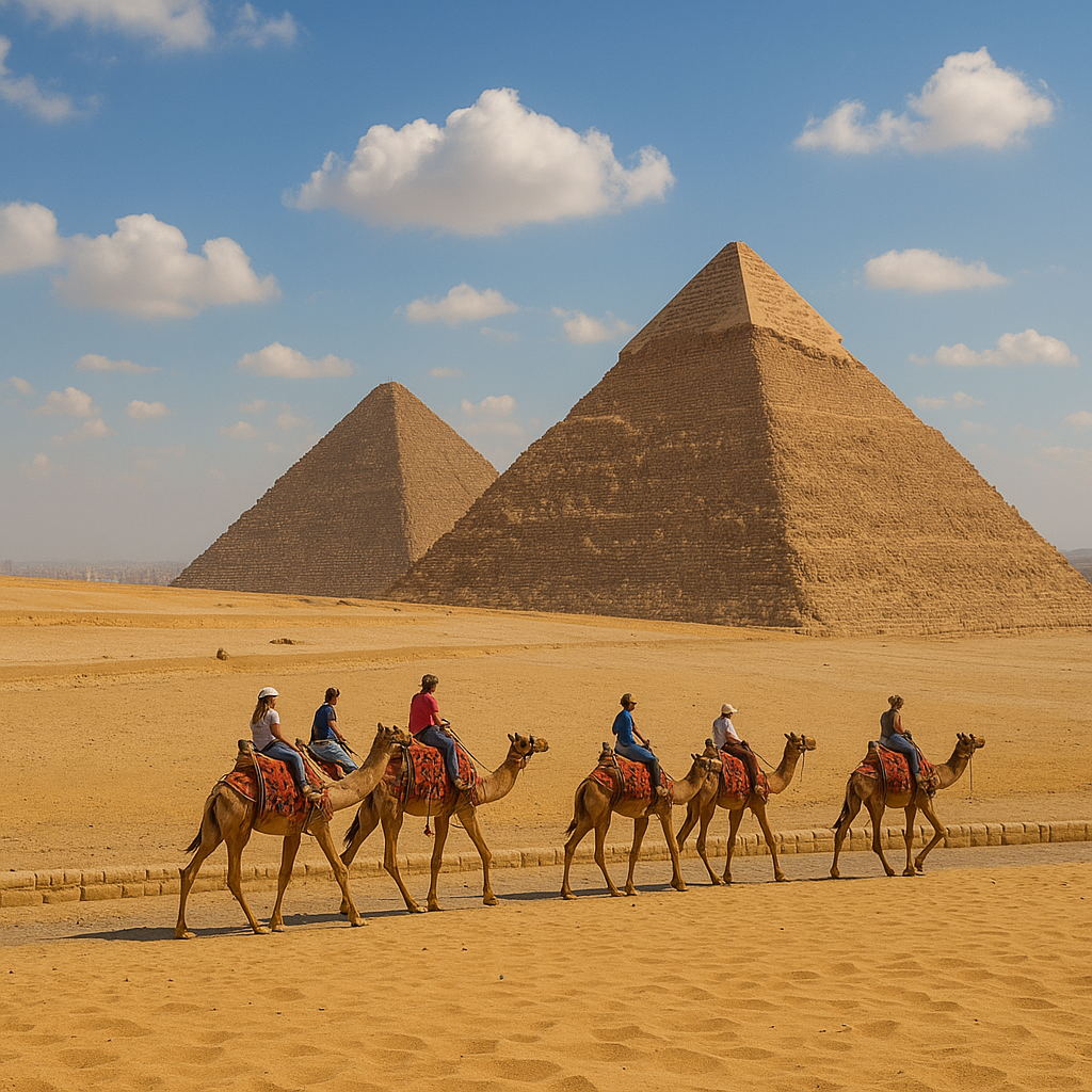 카이로 피라미드 사진