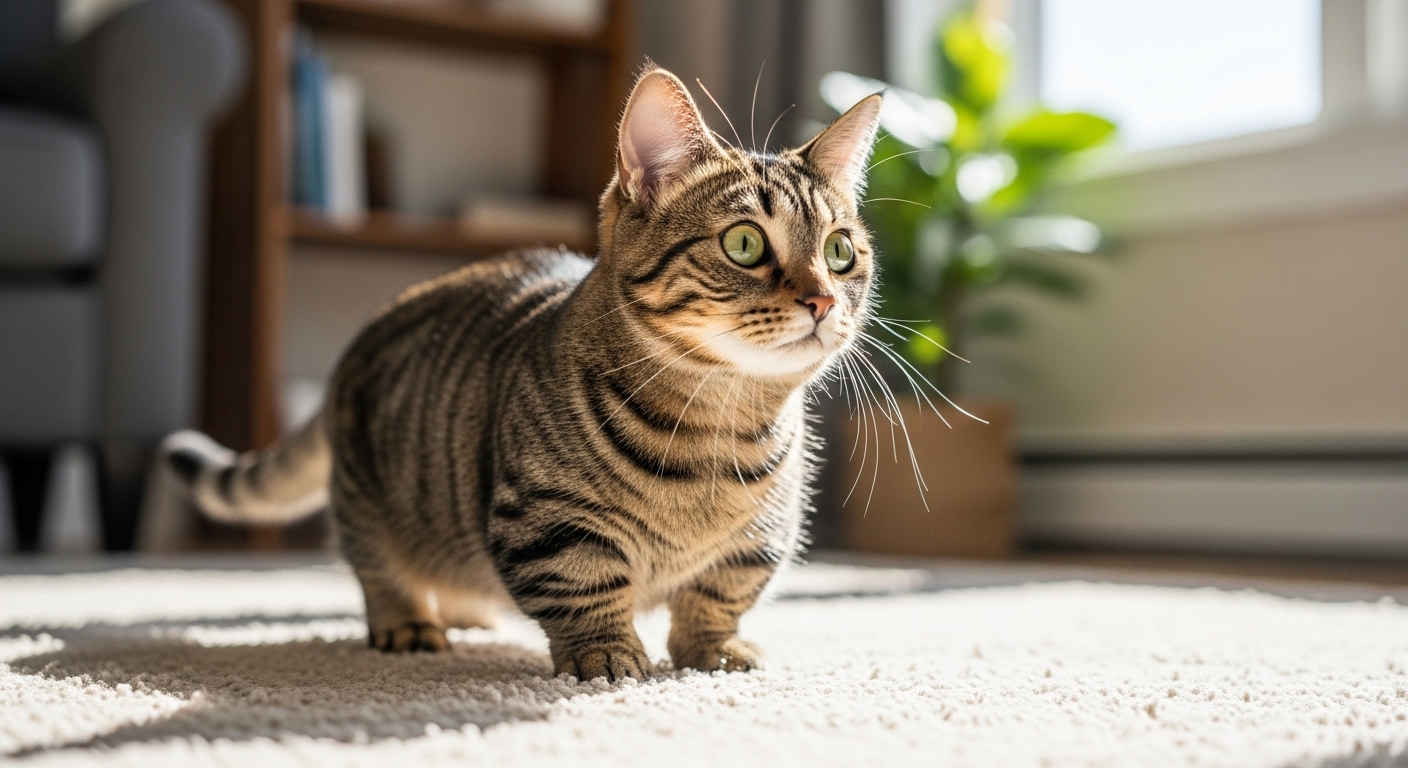 먼치킨 고양이 사진